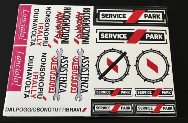 Set Adesivi Service Park